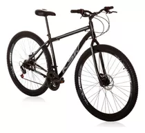 Bicicleta Aro 29 Mtb Aço Carbono Freios A Disco 21 Vel