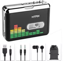 Convertidor Mypin, Cassette A Mp3, Portátil, Con Audífonos