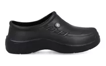 Zapatos Antideslizantes Blanco  Negro Marca Evacol Ref. 080