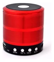 Alto-falante Altomex Caixa De Som Mini Speaker Ws-887 Com Bluetooth Vermelho 