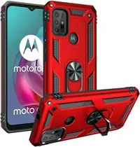 Funda Iron + Vidrio Para Motorola G71 Con Anillo Apto Imán