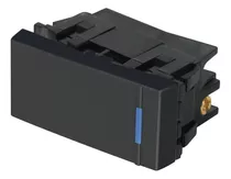 Interruptor Sencillo, 1 Módulo Española Negro, Volteck 47985 Color Negro Voltaje Nominal 127v