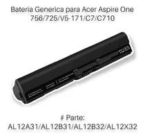 Bateria Generica Nueva Para Laptops Acer Aspire One Al12b31