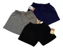 Short De Bebe Rustico Pack X3 (hasta 3 Años)