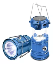 Lámpara Linterna Led Solar Recargable Camping /electrolandia