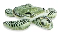 Colchoneta Inflable Grande Intex Tortuga Marina Color Verde