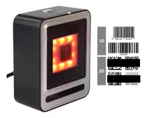 Lector Codigo De Barras Omnidireccional 2d Qr Usb Con Base Color Negro