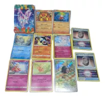 Lote C/ 10 Cartas Pokémon Tcg Original Copag + Brind