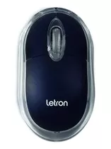 Mouse Óptico Com Led 3 Botões 800dpi, Usb Preto 1601 Letron