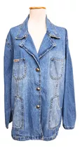 Campera De Jeans Larga