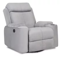 Sillón Reclinable Delta Giratoria Mecedora + Porta Vaso 