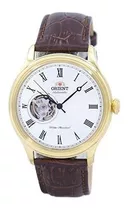 Reloj De Hombre Con Esfera Blanca Automática Orient Open