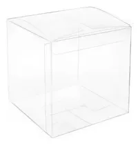 Caja De Plástico Transparente 10x10x10 Cm Para Regalos Min10