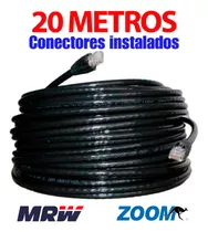 20 Mts Cable Utp Cat5e Exterior Intemperie Internet