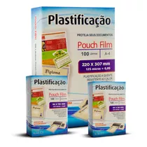 Kit 300 Plástico Para Platificação 100 A4 + 100 Rg + 100 Cpf