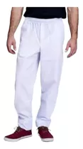 Pantalon Cintura Elastica -  Blanco  Solicite Mercado Envios