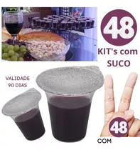 Cálice Kit Santa Ceia Suco Uva Evangelica 96 Und 2x48 Com Nf