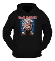 Hoodie Canguro Buzo Bandas Rock Pop Metal 