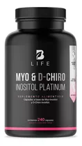 Myo Y D-chiro Inositol D 240 Cáps Pote. Inositol Platinum B Life. 120 G Sin Sabor