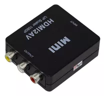 Adaptador Hdmi Hembra A Av 3 Rca Hembra Hdmi2av-blk American