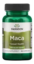 Maca Root  500 Mg 60 Caps Salud Sex - Unidad a $783