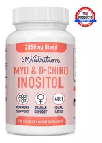 Myo Inositol & D-chiro 2050mg Equilibrio Hormonal Americano Sabor Sin Sabor