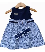 Vestido De Bebe Menina, Rn Roupa Infantil De O A Até 8 Meses