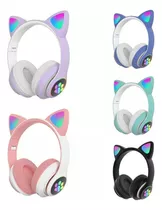 Audífono Bluetooth Diadema Oreja De Gato Y Unicornio