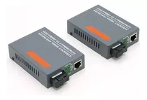 Transceiver Fibra Optica Sc / Rj-45 1 Gb 25 Km Mono (par)