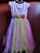 Vestido Disfraz De Lol Unicornio Niña