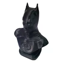 Busto Do Batman Dc Comics Super Herói Impressão3d Cor Preta 