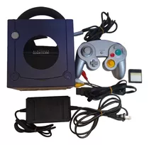 Console Nintendo Gamecube Cor Índigo C/ Controle - Usado