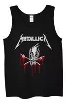 Polera Musculosa Metallica Live Shit Con R Metal Abominatron