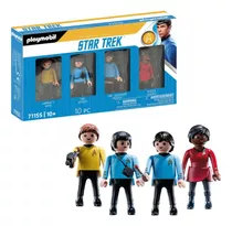 Playmobil Star Trek Mr. Spock Kirk Mccoy Uhura #71155 Replay