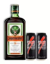 Combo Jägermeister 700ml + 2 Speed Unlimited 473ml