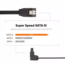 Sata 3.0 (6 Gb/s) High Speed Data Cable, Straight - Up