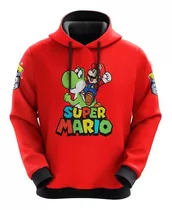 Moletom Full Sublimado Super Mario Bros Nintendo Game 