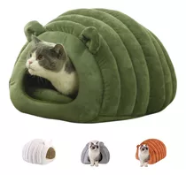 Cama Para Gato Casa De Mascotas Cojín Suave Cálid Lavable