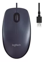 3x Mouse Usb Preto M90 Logitech 1000dpi Garantia 1 Ano Nfe 