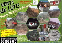 Terrenos, Lotes Baratos: San Juan De Lurigancho (espalda De Cristo Rey)-comas, Desde 6,000 Soles. Compra A Plazo. Inicial Desde 1,000 Soles. Con Planos.