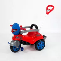 Carrinho De Passeio Triciclo Motoca Infantil 2 Em 1 C/ Pedal