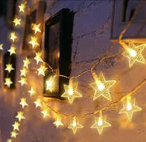 Luz Exterior Adorno 20 Las Luces De Estrella 3m Decorativas