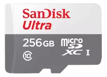 Cartão Memória Microsd Sandisk 256gb Micro Sd Ultra 100mbs