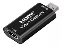 Placa De Captura Hdmi Usb 4k E 1080p Conversor Captura Games