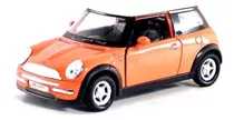 Auto De Coleccion Welly Metal Mini Cooper 1:36 Naranja