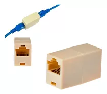 Kit 10x Adaptador Emenda Rj45 Cabo Rede Cat5e Conector Fêmea