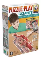 Quebra-cabeça Gigante Corpo Humano Puzzle Play App Educativo