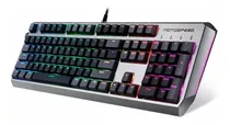 Teclado Mecanico Motospeed Ck80 Rgb Switch Silver Red Ansi Cor De Teclado Preto