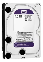 Disco Rígido Interno Western Digital Wd Purple Wd10purx 1tb Roxo