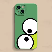 Funda De Teléfono Big Eyes Fun Frog Para iPhone 14, 15, 13,